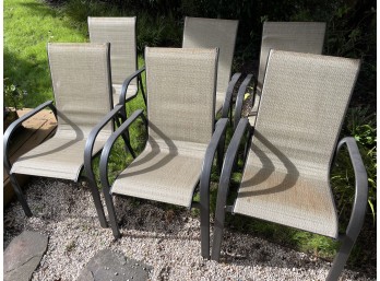 Set Of 6 Patio Chairs