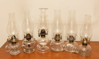 Collection Of Oil Hurricane Lamps