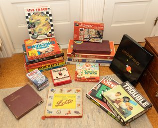 Collection Of Vintage Board Games