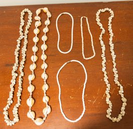 Collection Of Shell And Stone Necklaces