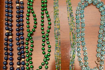 Vintage Collection Of Beaded And Faceted Necklaces
