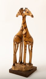 Carved Giraffes