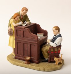 The Marriage License Normal Rockwell Figurine