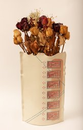 Southwestern Vase With Dried Flowers