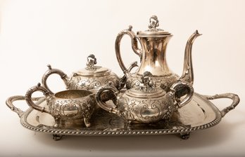 Hand Chased Tea Coffee Service