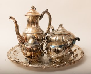 Silver Plate Tea Coffee Service