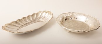 Silver Plate Bowl And Dish