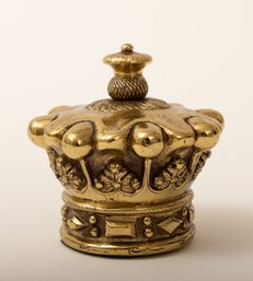 Brass Crown Paper Weight