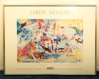 Leroy Neiman Signed Poster