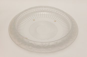 Renee Lalique Round Bowl With Daisies