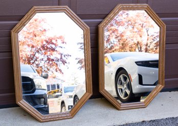 Pair Of Octagonal Wall Mirrors