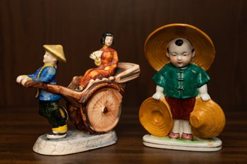 Two Porcelain Asian Figurines