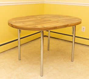 Vintage Chrome Leg Kitchen Table
