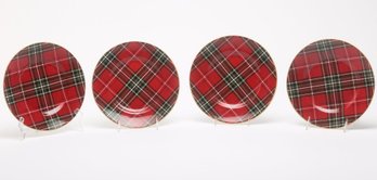 Wexford Red Check Porcelain Dishes