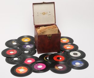 Collection Of Vintage 45s Vinyl Records