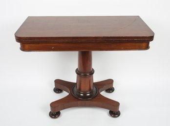 Antique English Card Playing Table