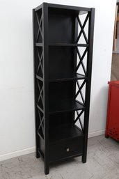 4 Tier Bookshelf With Under Storage