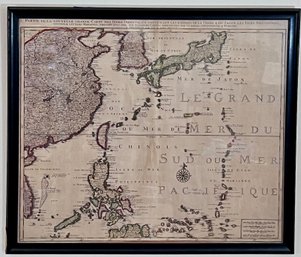 Antique Map Of The South Pacific