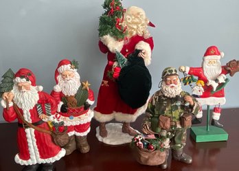 Santa Collection Including Army Santa
