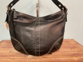 Coach Black Hobo Shoulder Bag New With Tags