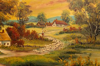 The Shepherd Oil On Canvas