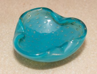 Blue Murano Glass Candy DIsh