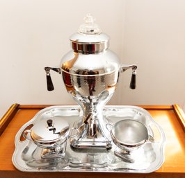 Art Deco Chrome Coffee Service