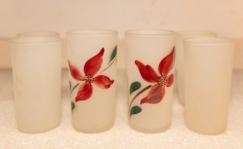 Frosted Drinking Glass Set