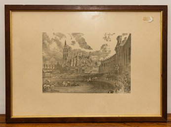 Coliseum Etching Framed