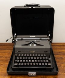 Royal Typewriter With Case