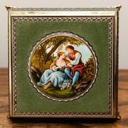 Tin Cameo Storage Box