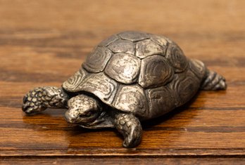 Metal Turtle Paperweight