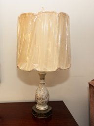 Gold Painted Glass Lamp
