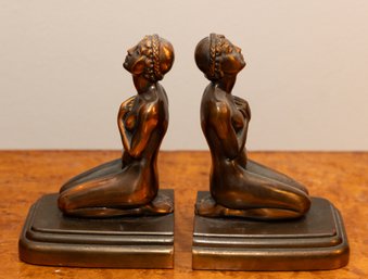 Art Deco Figural Bookends