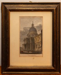 St Paul's Cathedral Etching Framed