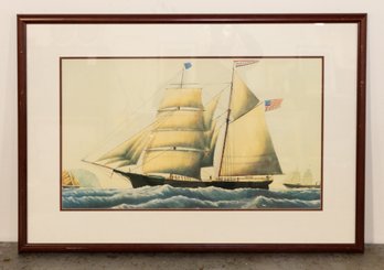 Mary A. Davis Ship Framed Print