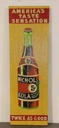 Vintage Nichol Cola Canvas Painting