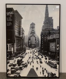 Times Square 1930 Framed Print