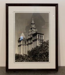 New York Municipal Building Black & White Print