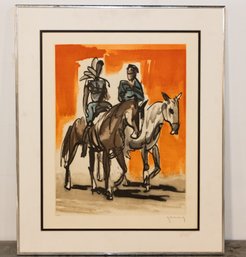 Roger Hebbelinck Signed And Numbered Lithograph
