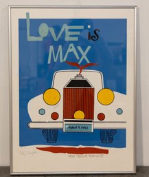 Love Is Max Framed Print