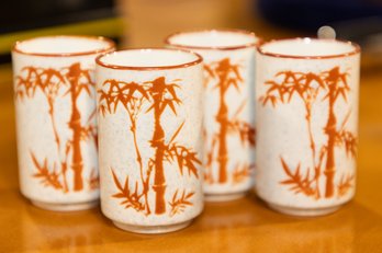 Set Of 4 Japanese Tea Cups