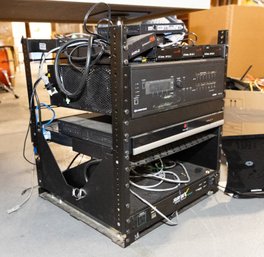 Electronic Rack With Components Included