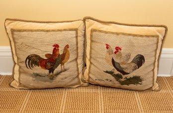 Rooster Throw Pillows