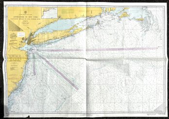 Approaches To New York Nautical Chart