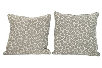 Stark Cheetah Print Custom Pillows -a Pair
