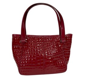 Alfani Red Patent Leather Handbag
