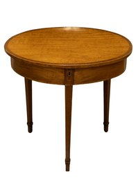 George III Irish Oval Trestle Side Table