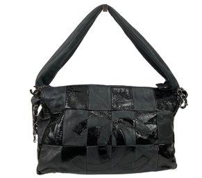 Chanel Brooklyn Hobo Leather Patchwork Handbag