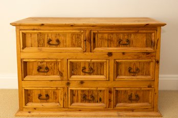 Rustic Pine Chest Of Drawers